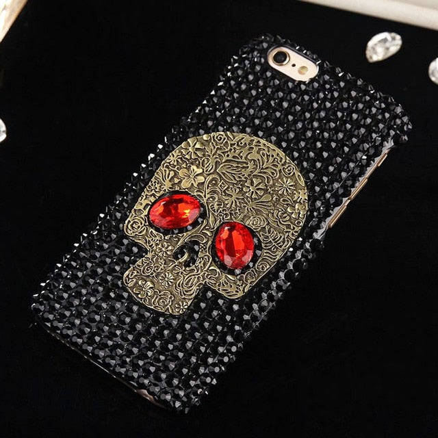 Schädel Gesicht Diamant Fall-Bella Webshop