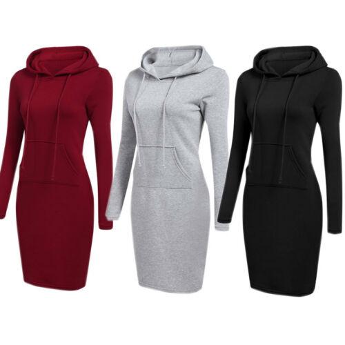 Schmales Pullover-Kapuzenkleid-Bella Webshop