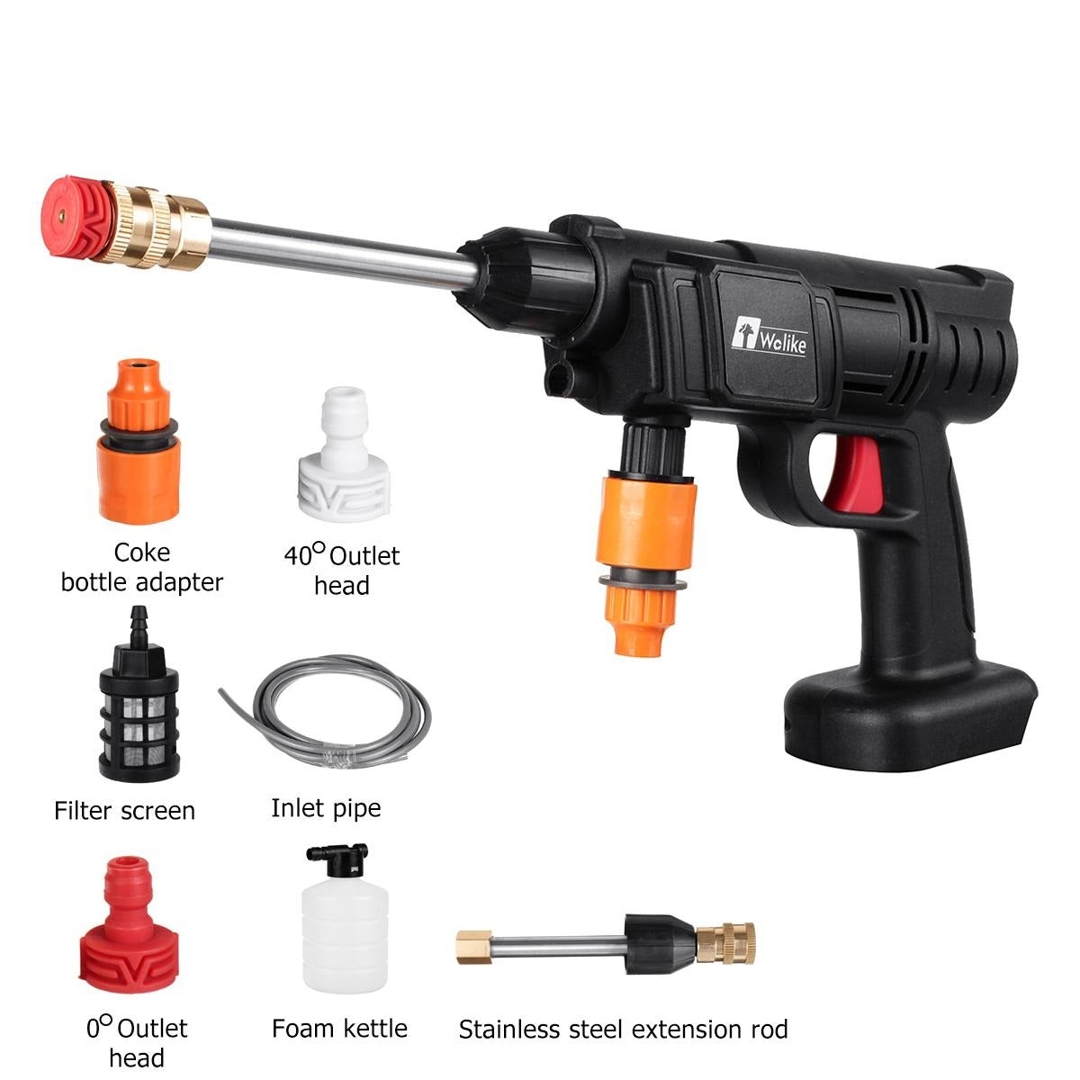 Schnurlose Hochdruck-Autowaschanlage-Bella Webshop