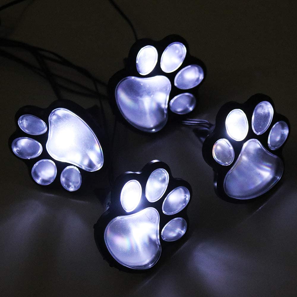 Solarbetriebene Lichter Für Pfotenabdrücke-Bella Webshop