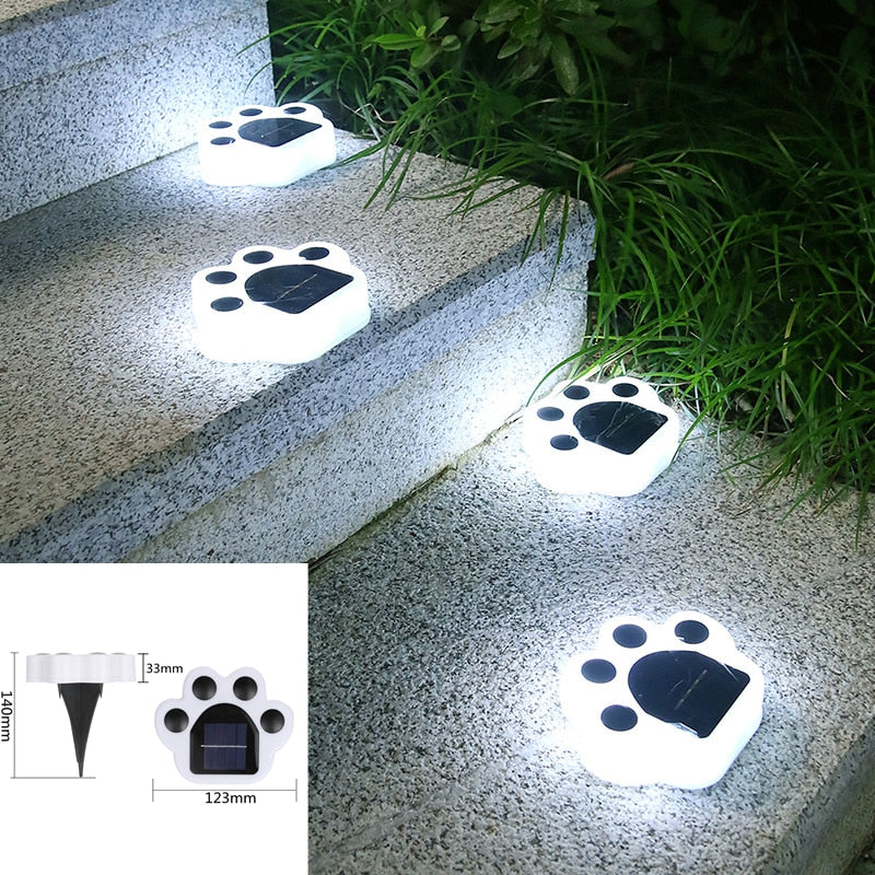 Solarbetriebene Lichter Für Pfotenabdrücke-Bella Webshop