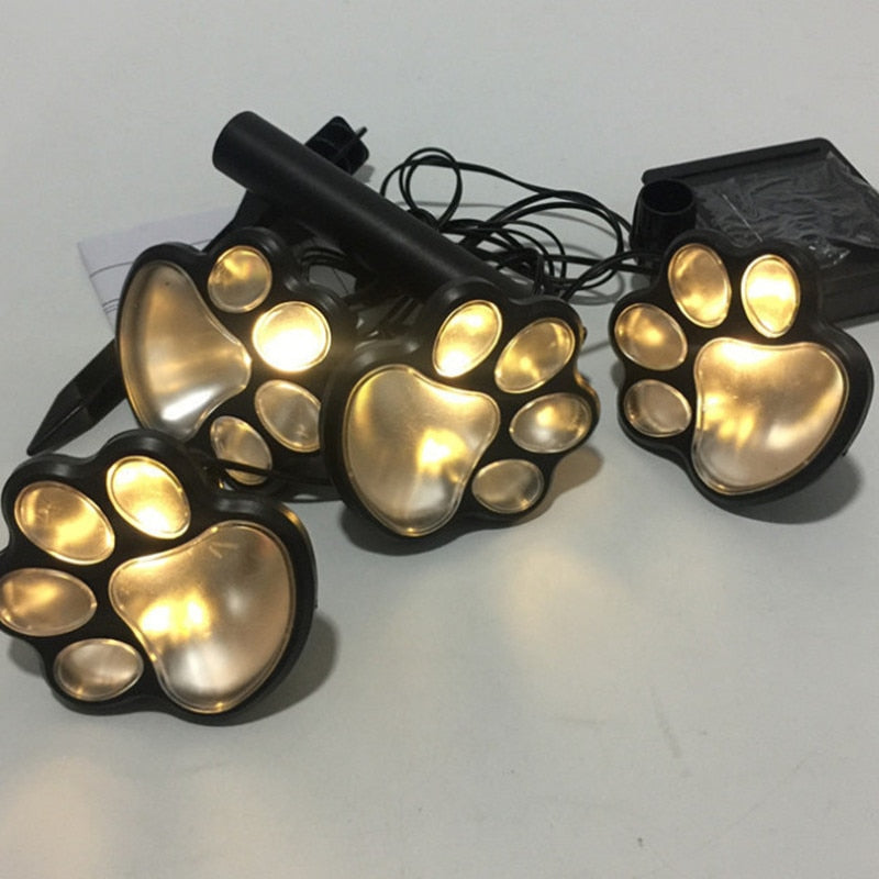 Solarbetriebene Lichter Für Pfotenabdrücke-Bella Webshop