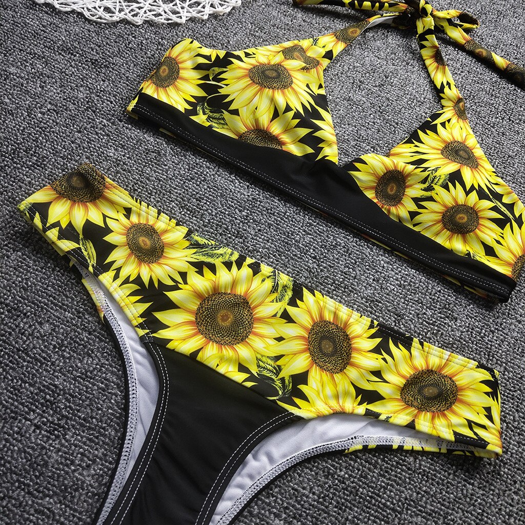 Sonnenblume Bikini-Badeanzug-Bella Webshop