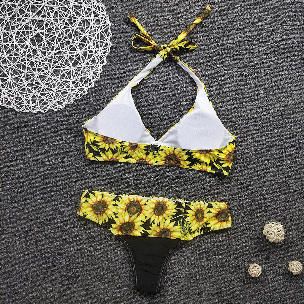 Sonnenblume Bikini-Badeanzug-Bella Webshop