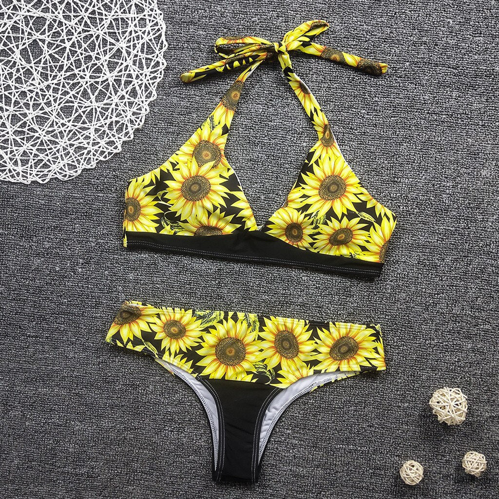 Sonnenblume Bikini-Badeanzug-Bella Webshop