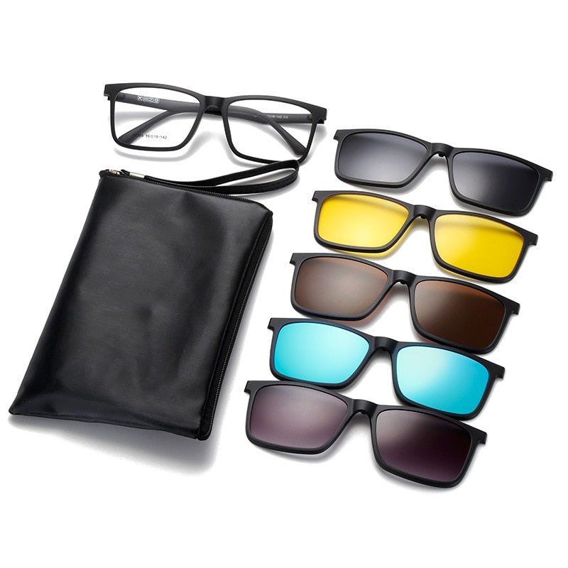 Sonnenbrille Mit Mehreren Clips-Bella Webshop