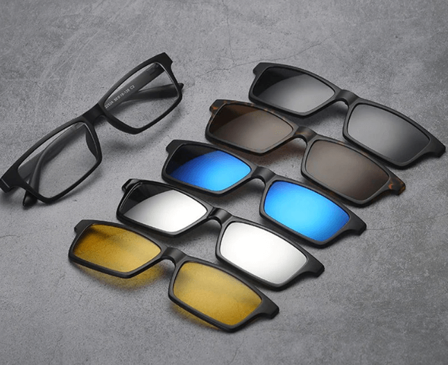 Sonnenbrille Mit Mehreren Clips-Bella Webshop