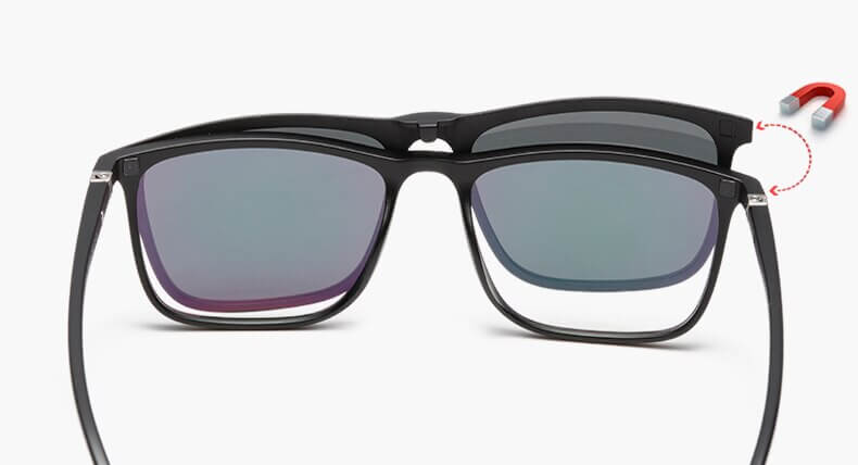 Sonnenbrille Mit Mehreren Clips-Bella Webshop