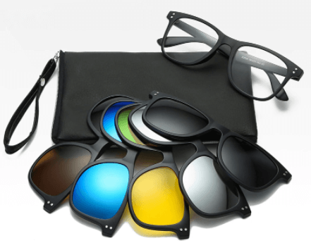 Sonnenbrille Mit Mehreren Clips-Bella Webshop