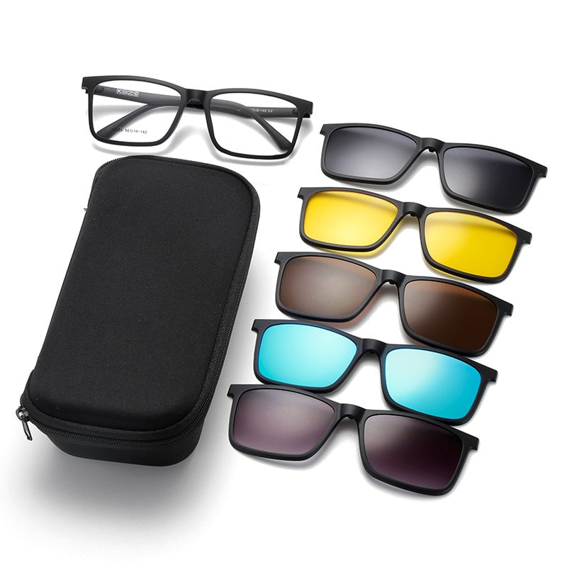 Sonnenbrille Mit Mehreren Clips-Bella Webshop