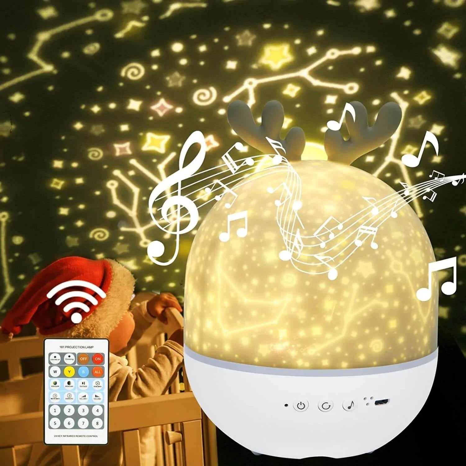 Sternenhimmel Projektorlampe-Bella Webshop