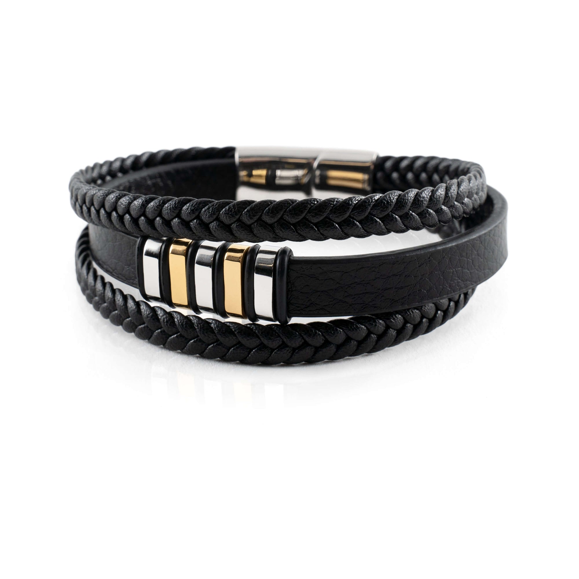 Stilvolle Armbänder Aus Echtem Leder Für Männer-Bella Webshop