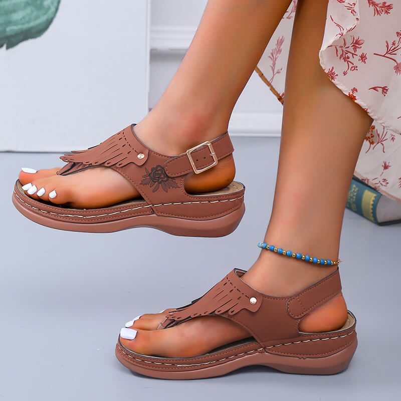 Strand Sandalen Mit Quasten-Bella Webshop