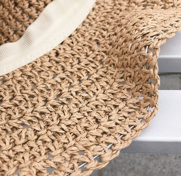 Strohhut Mit Breiter Krempe-Bella Webshop
