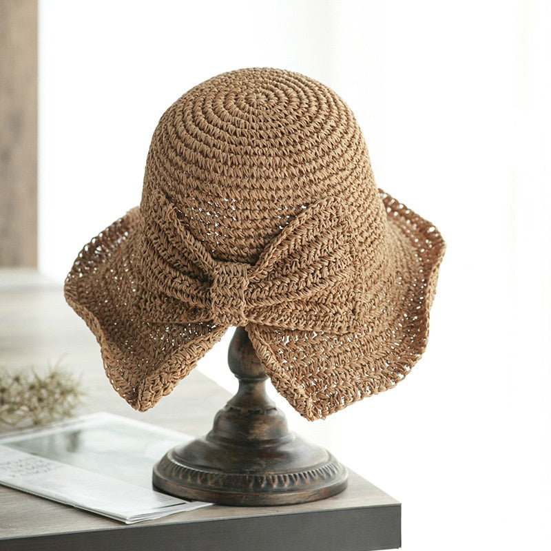 Strohhut Mit Breiter Krempe-Bella Webshop