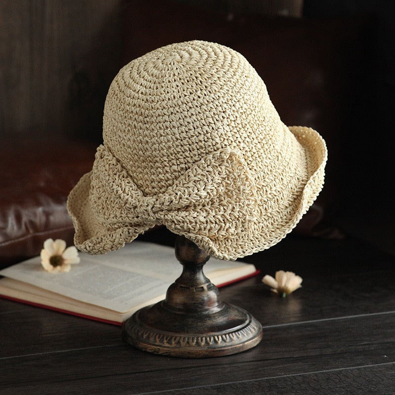 Strohhut Mit Breiter Krempe-Bella Webshop
