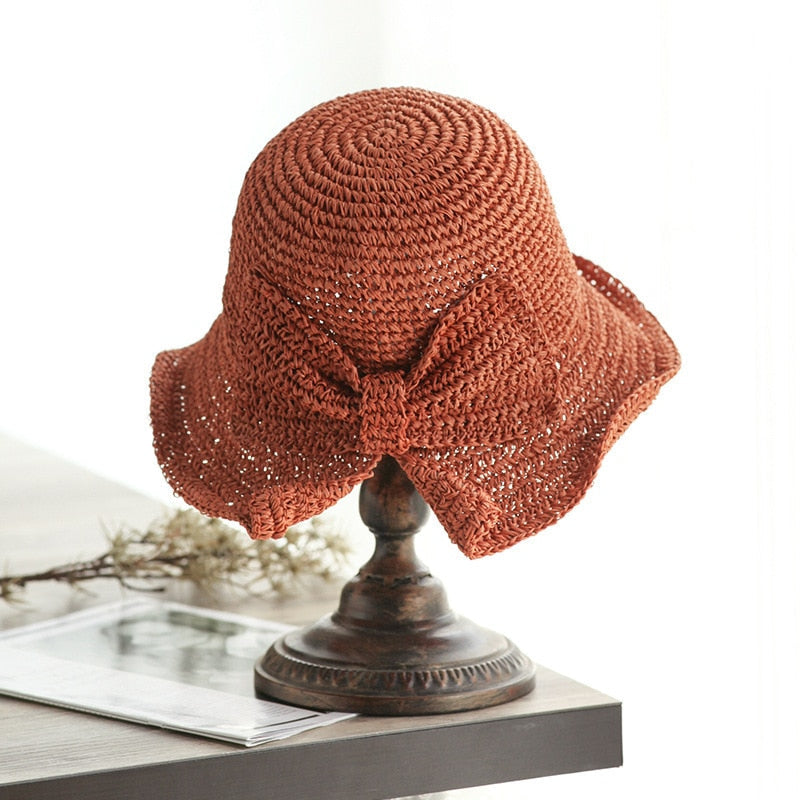 Strohhut Mit Breiter Krempe-Bella Webshop