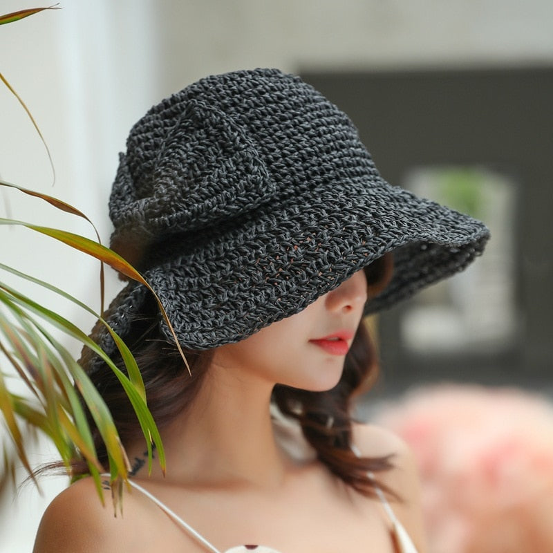 Strohhut Mit Breiter Krempe-Bella Webshop