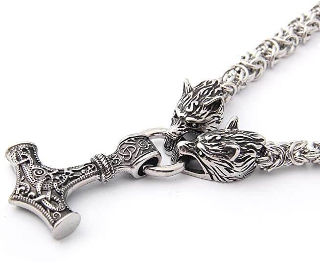 Thor Hammer Anhänger Halskette-Bella Webshop