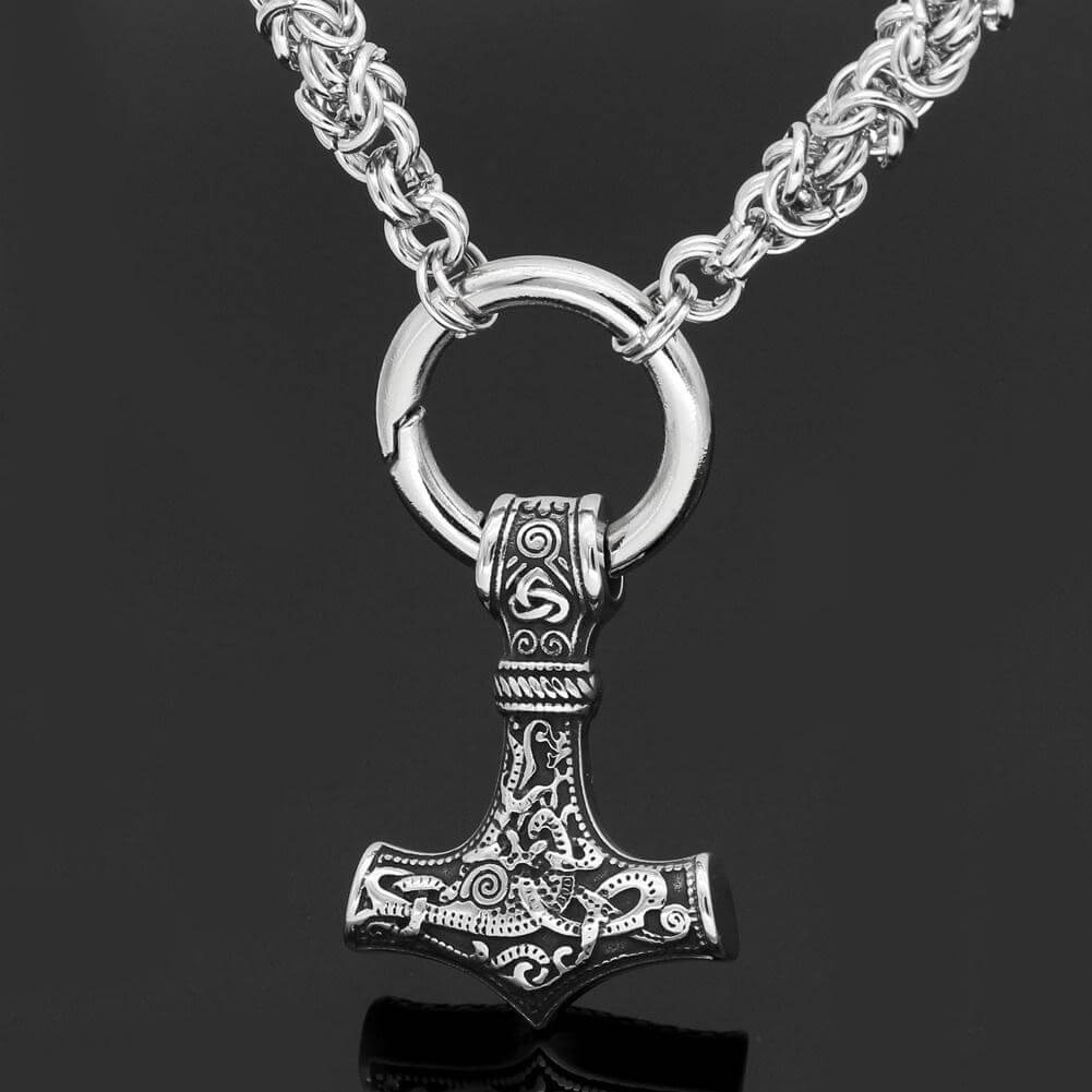 Thor Hammer Anhänger Halskette-Bella Webshop