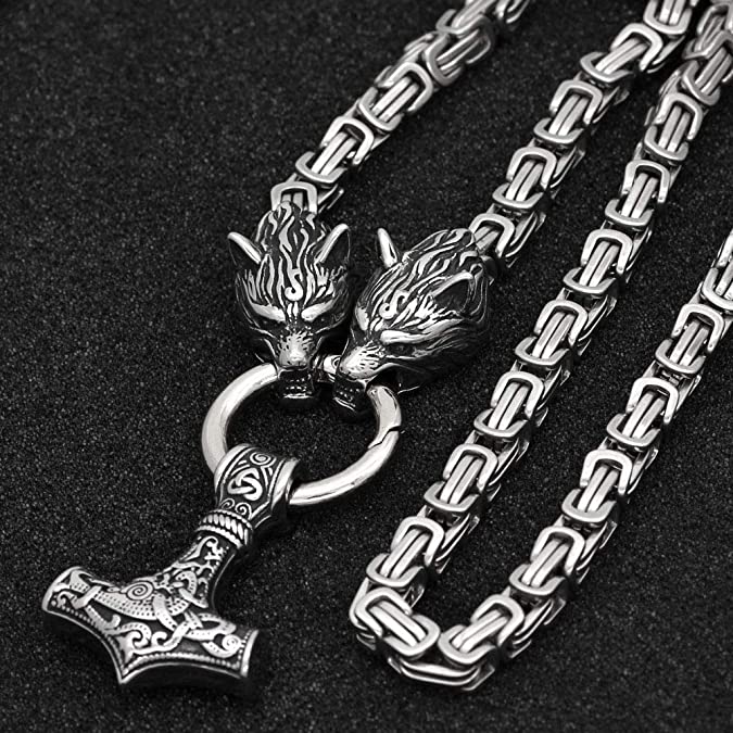 Thor Hammer Anhänger Halskette-Bella Webshop