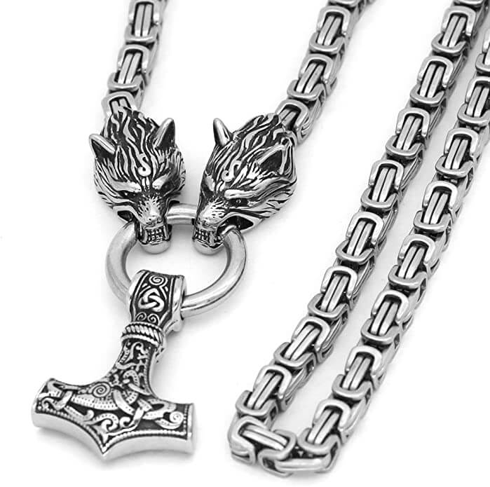 Thor Hammer Anhänger Halskette-Bella Webshop