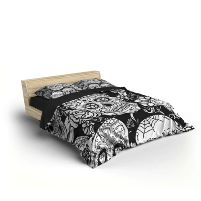 Totenkopf-Bettwäsche-Bella Webshop