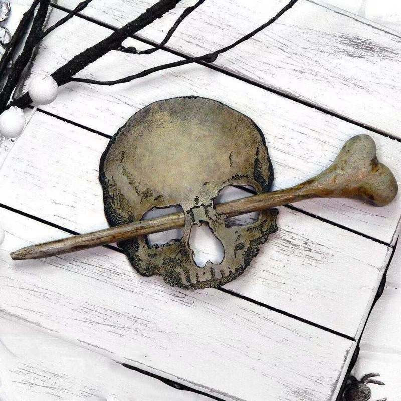 Totenkopf-Haarnadel-Bella Webshop
