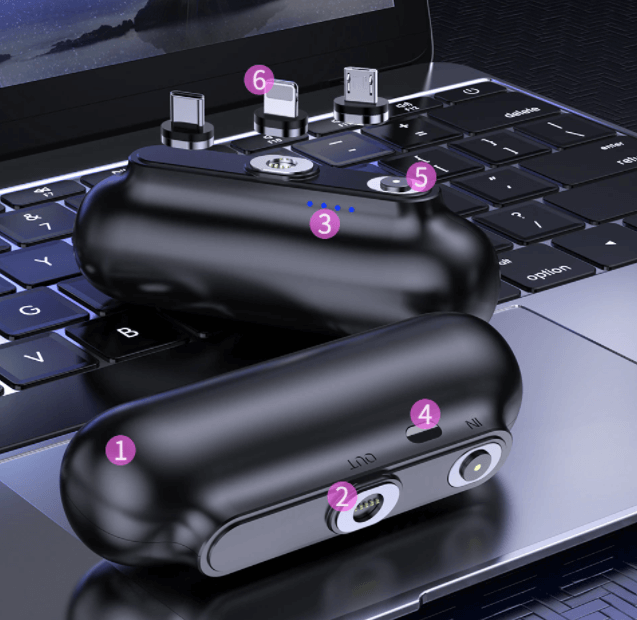 Tragbare Magnetische Powerbank-Bella Webshop