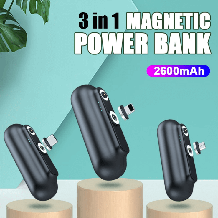 Tragbare Magnetische Powerbank-Bella Webshop
