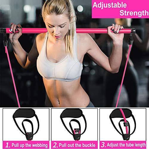 Tragbare Pilates-Stange | Ein Stock Für Das Ganzkörpertraining-Bella Webshop