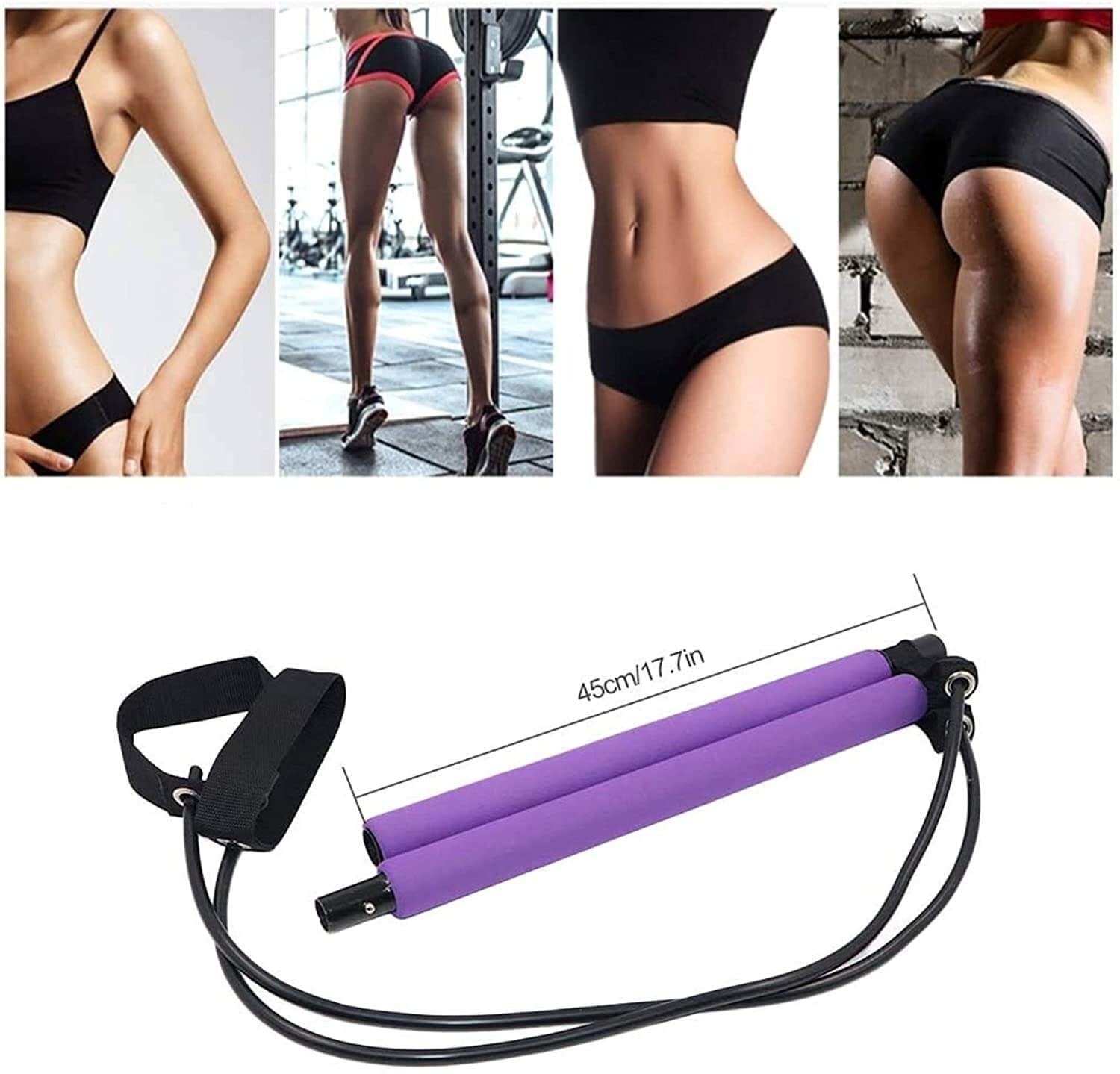 Tragbare Pilates-Stange | Ein Stock Für Das Ganzkörpertraining-Bella Webshop