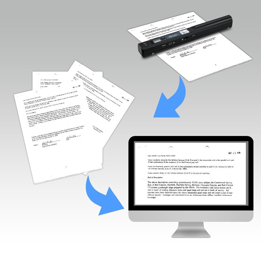Tragbarer Handheld-Scanner-Bella Webshop