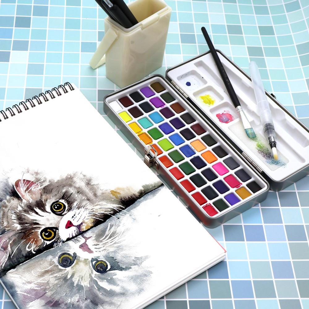 Tragbares Aquarellset-Bella Webshop