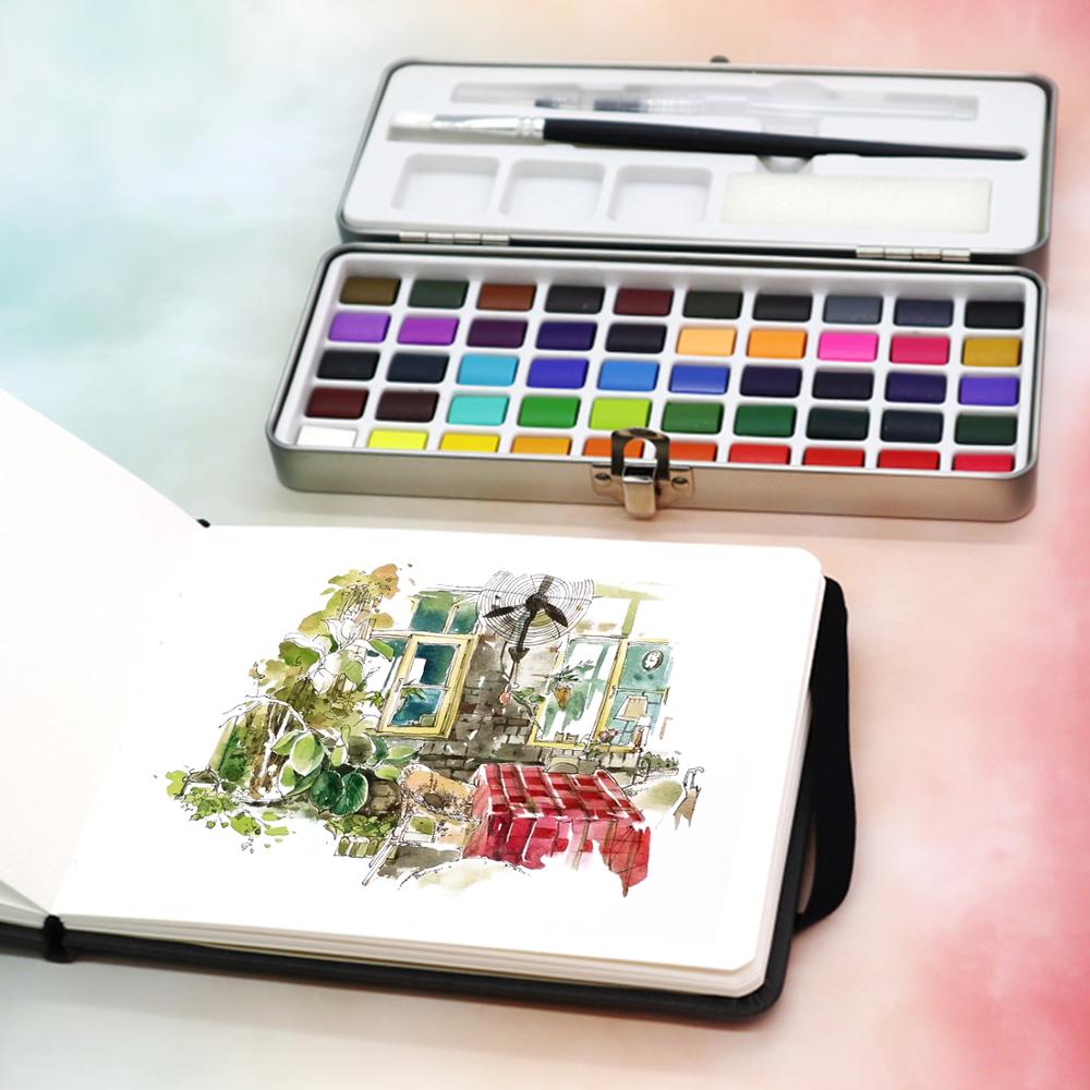 Tragbares Aquarellset-Bella Webshop