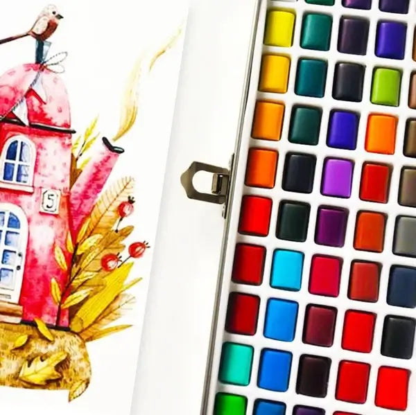 Tragbares Aquarellset-Bella Webshop