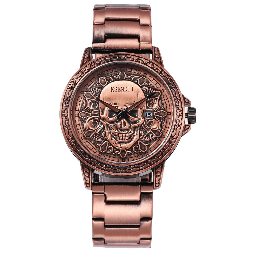 Uhr Mit Totenkopfgesicht-Bella Webshop