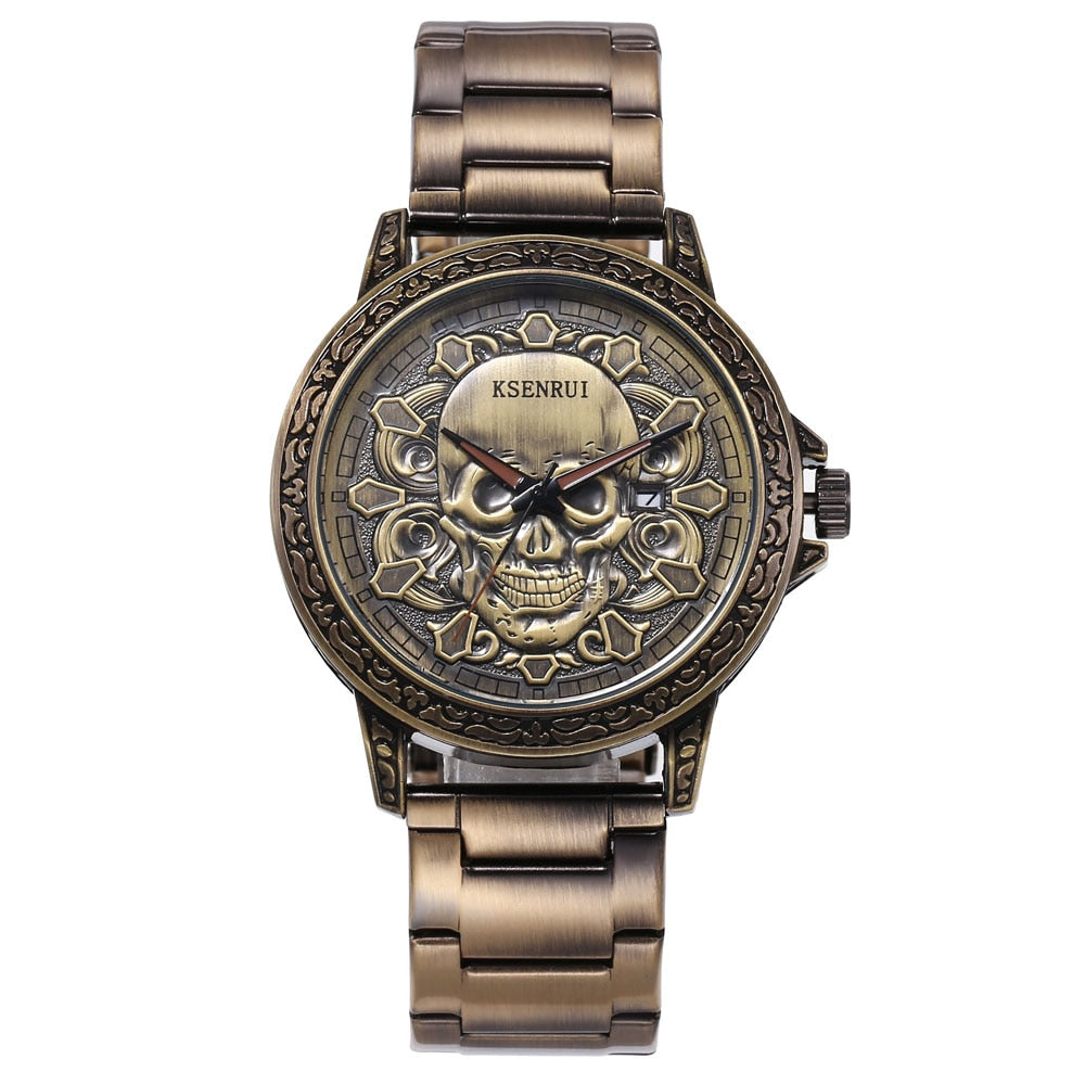 Uhr Mit Totenkopfgesicht-Bella Webshop