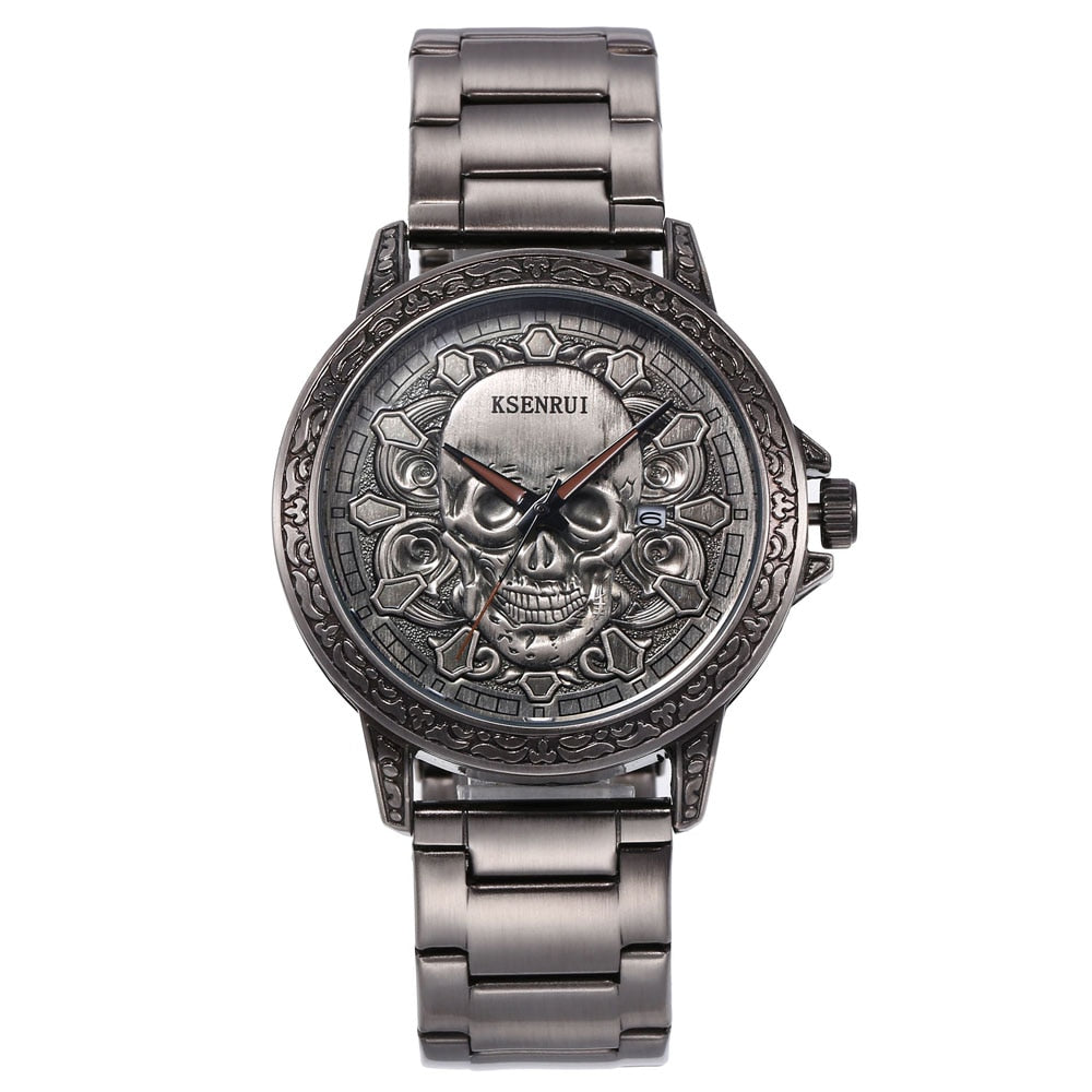 Uhr Mit Totenkopfgesicht-Bella Webshop