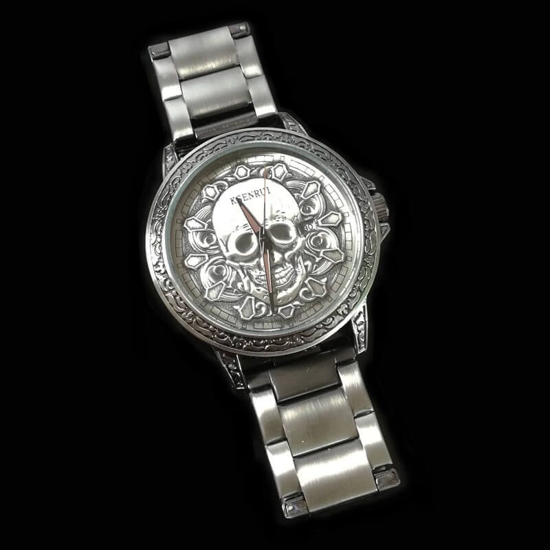 Uhr Mit Totenkopfgesicht-Bella Webshop