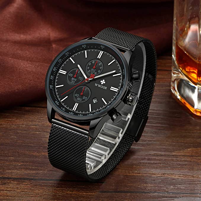 Ultradünne Chronographen-Armbanduhr-Bella Webshop