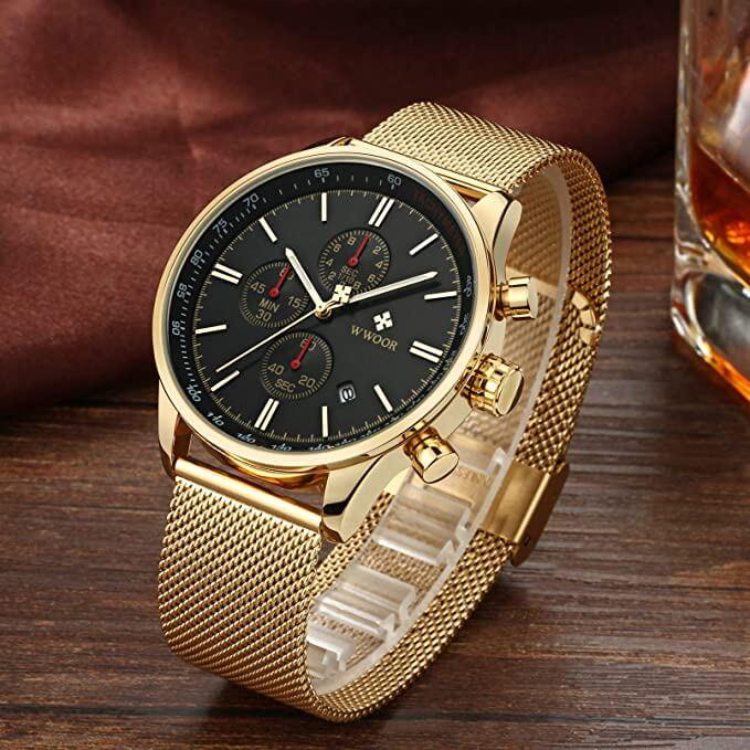 Ultradünne Chronographen-Armbanduhr-Bella Webshop