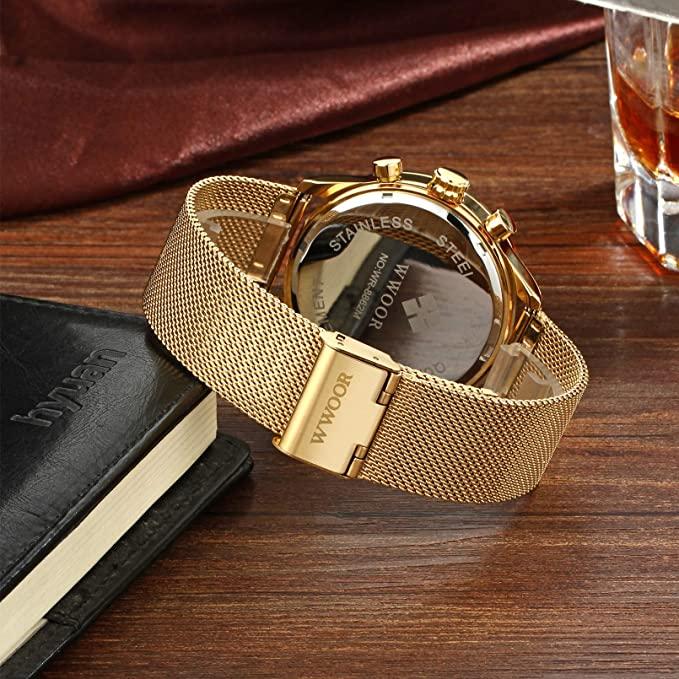 Ultradünne Chronographen-Armbanduhr-Bella Webshop
