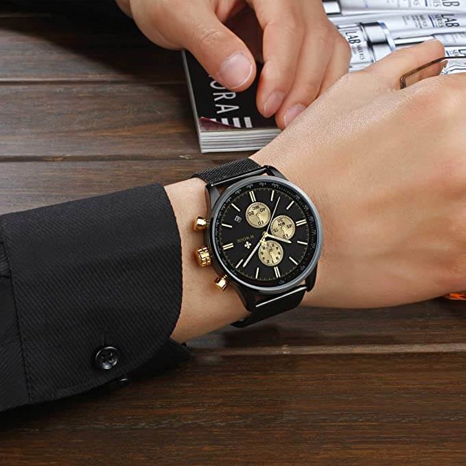 Ultradünne Chronographen-Armbanduhr-Bella Webshop