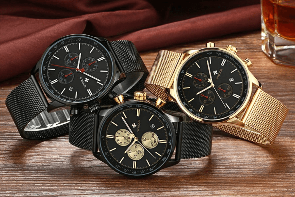 Ultradünne Chronographen-Armbanduhr-Bella Webshop