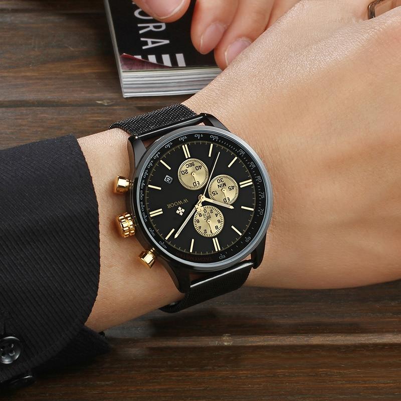 Ultradünne Chronographen-Armbanduhr-Bella Webshop