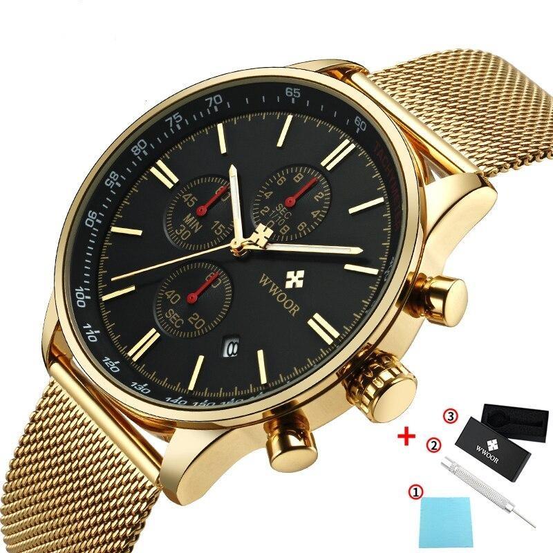 Ultradünne Chronographen-Armbanduhr-Bella Webshop