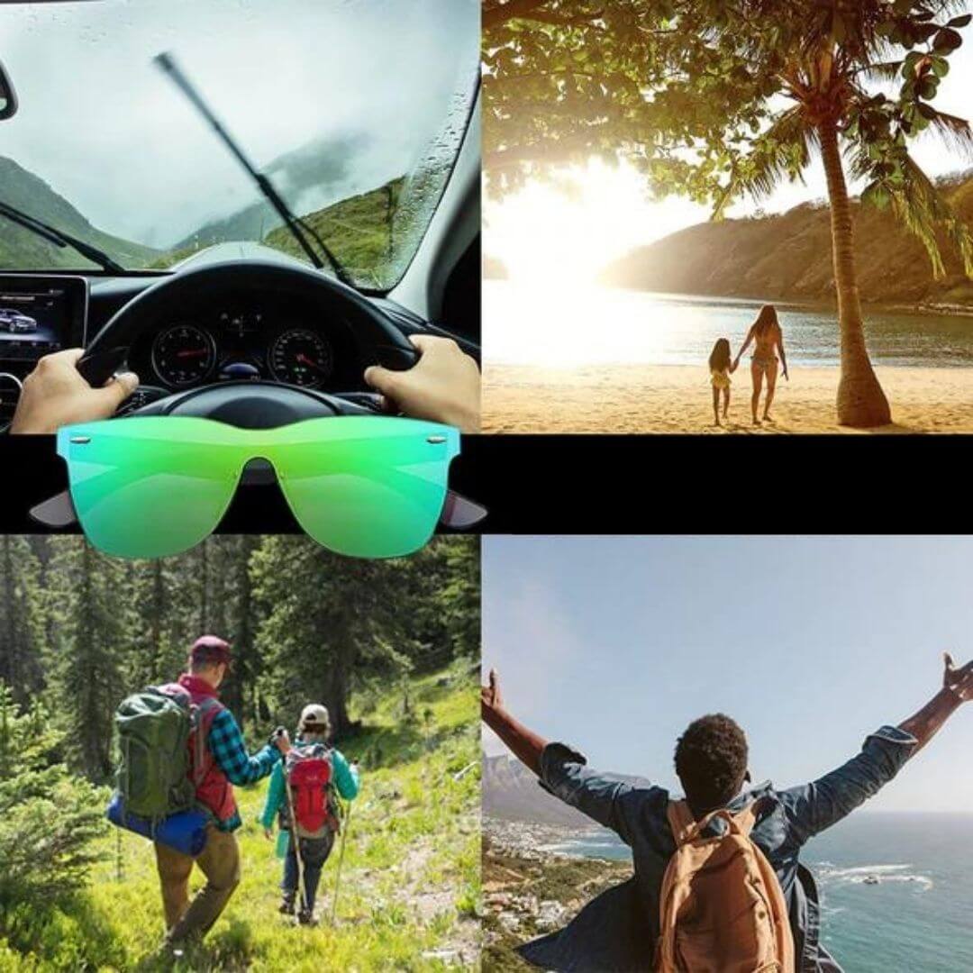 Unendliche Farbige Sonnenbrille-Bella Webshop