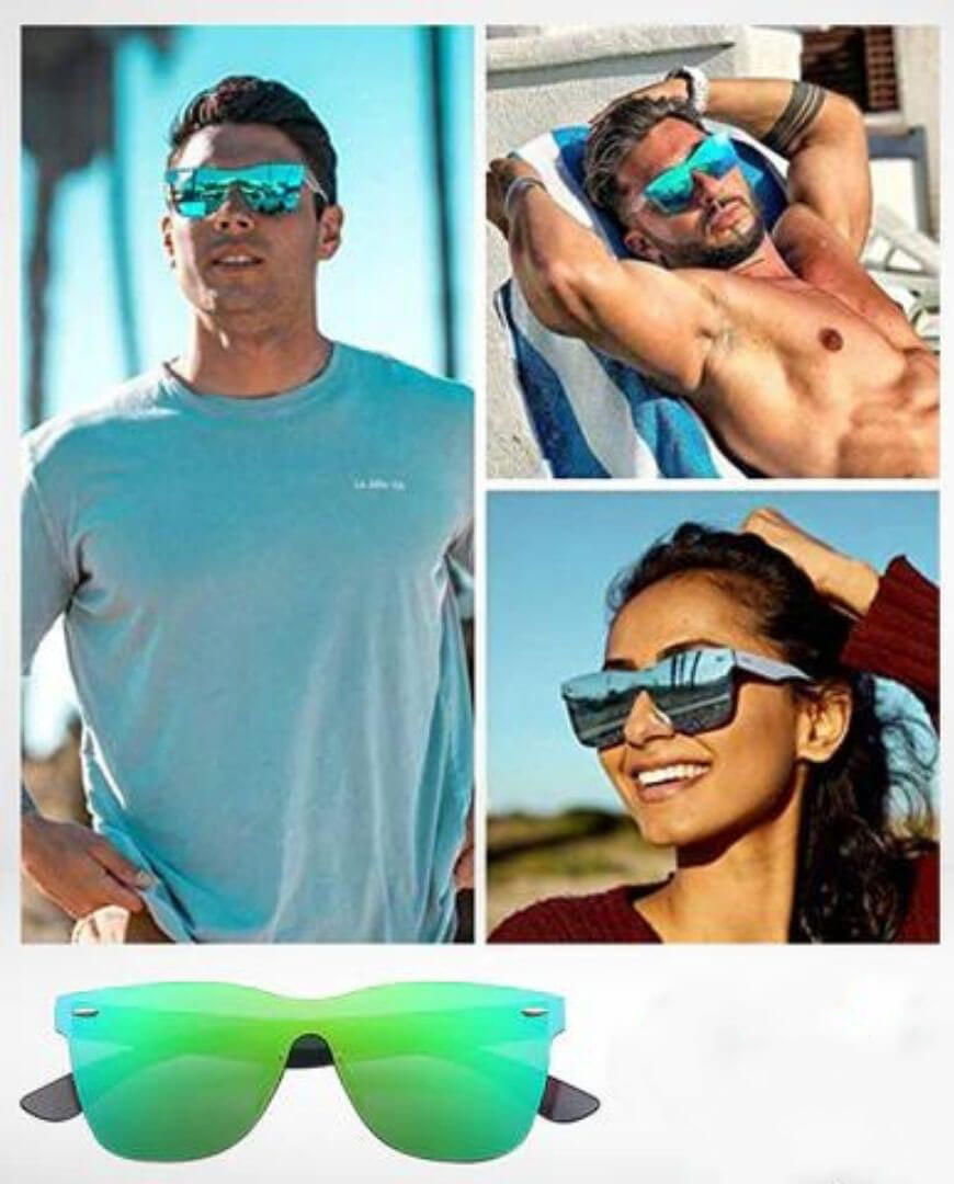 Unendliche Farbige Sonnenbrille-Bella Webshop