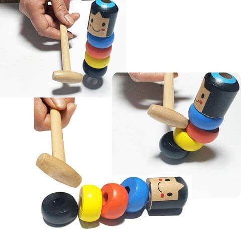 Unsterbliches Daruma-Holzspielzeug-Bella Webshop